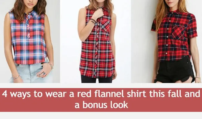 outfits with red flannel