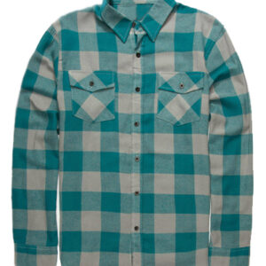 Ash and Sea-Green Flannel Shirt