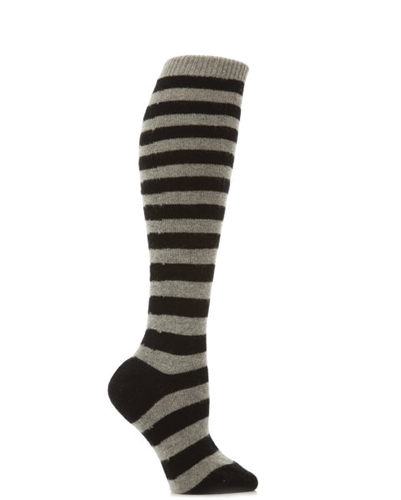 Black and White Zebra Stripe Socks