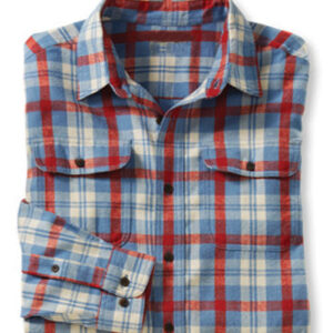 Blue, Red and White Boxer Check Shirt