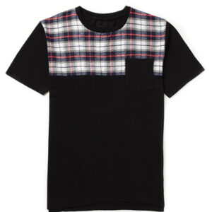 Checked Block Flannel Tee