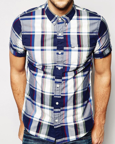 Cool Blue Check Flannel Shirt