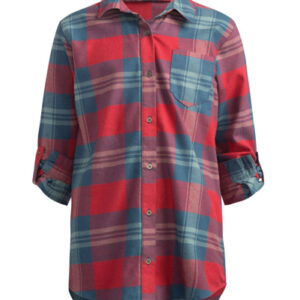 Cropped Checked Girls’ Flannel Shirt