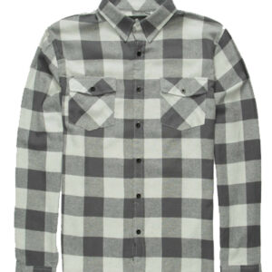 Grey Monochromatic Flannel Shirt