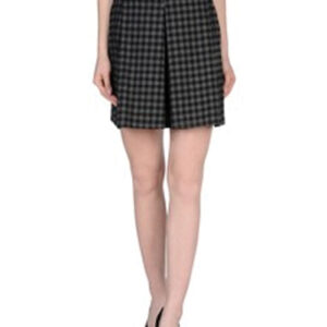 Marble Jargon Check Flannel Skirt