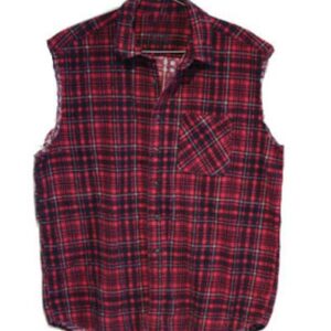Wholesale Modern Maroon Checked Vest