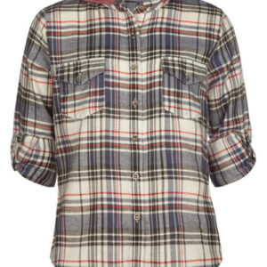 Mute Hued Formal Girls’ Flannel Shirt