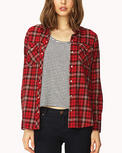 Radically Yours Red Flannel Shirt