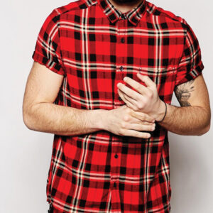 Red Alive Cool Flannel Shirt