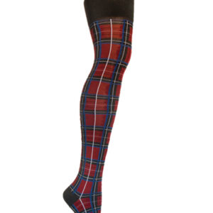 Relaxo Red and Blue Check Socks