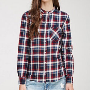 Rosanne Heights Red Checked Flannel Shirt