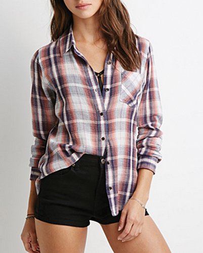 Rustic Girl’s Cool Flannel Shirt