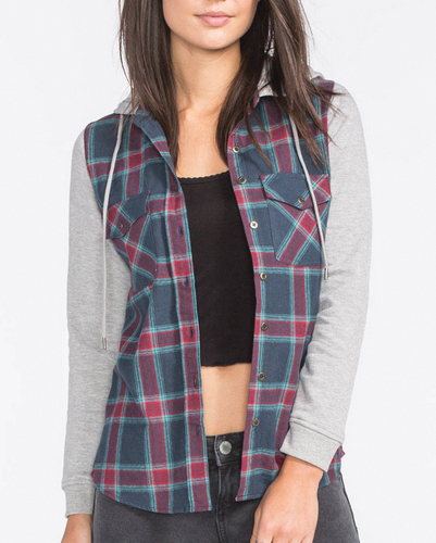 Soft Punch Long Sleeve Flannel Shirt