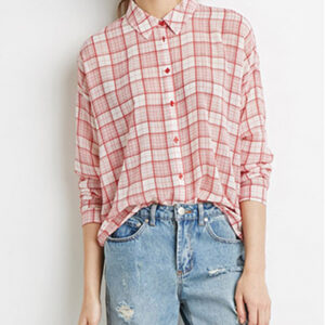 Soft Touch Red Checked Flannel Shirt