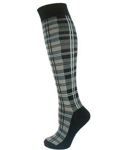 Swagger Grey, White and Black Check Socks Swagger Grey, White and Black Check Socks