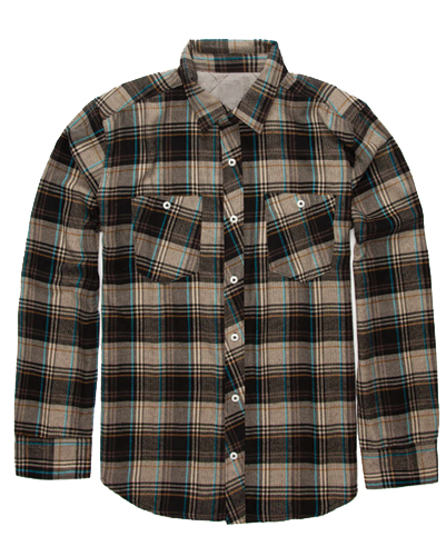 Tawny Teen Flannel Check