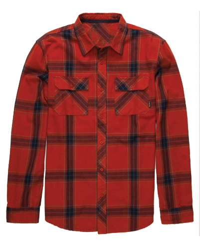 Toms Tom Red Flannel Check Shirt