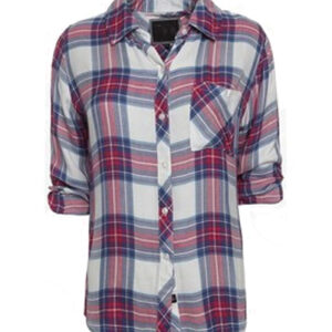 Trendy Trimmed Girls’ Flannel Shirts