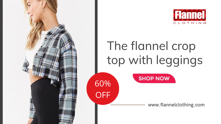 flannel crop top with leggings