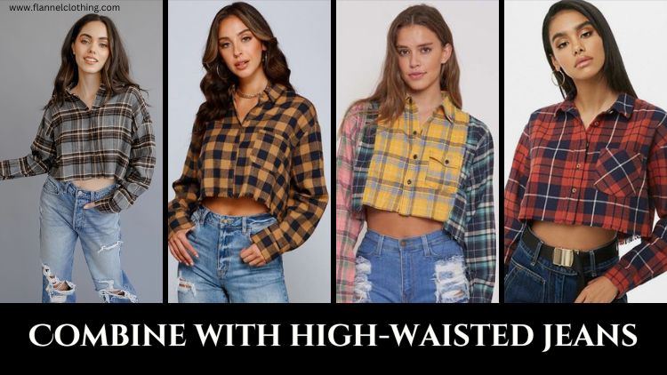 flannel crop top in bulk wholesale flannel crop top