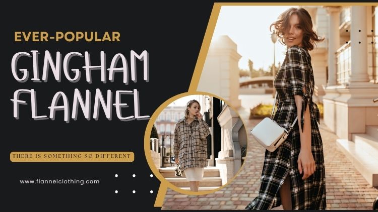 gingham flannel outfit ideas