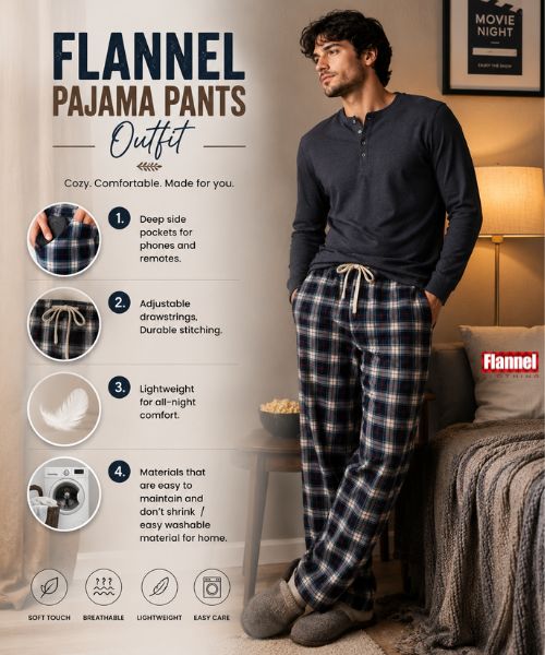 bulk flannel pajama pants